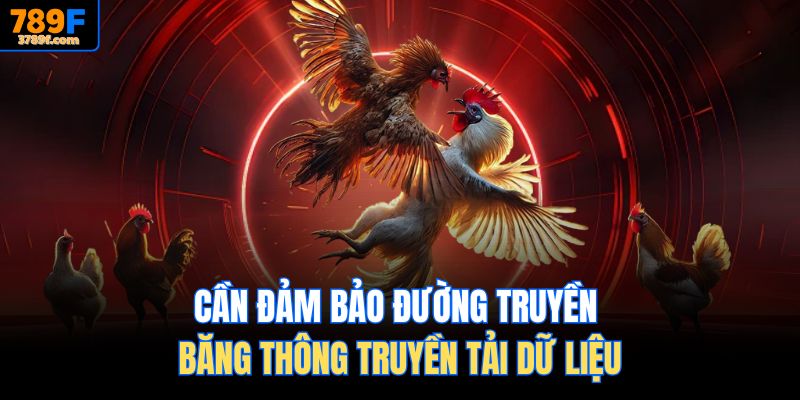  Cần đảm bảo đường truyền băng thông truyền tải dữ liệu
